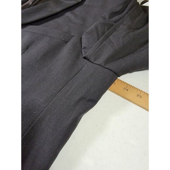 Pronto Uomo Men's Black Wool 2-Button Blazer Sport Coat Suit Jacket - 44R - Picture 5 of 10